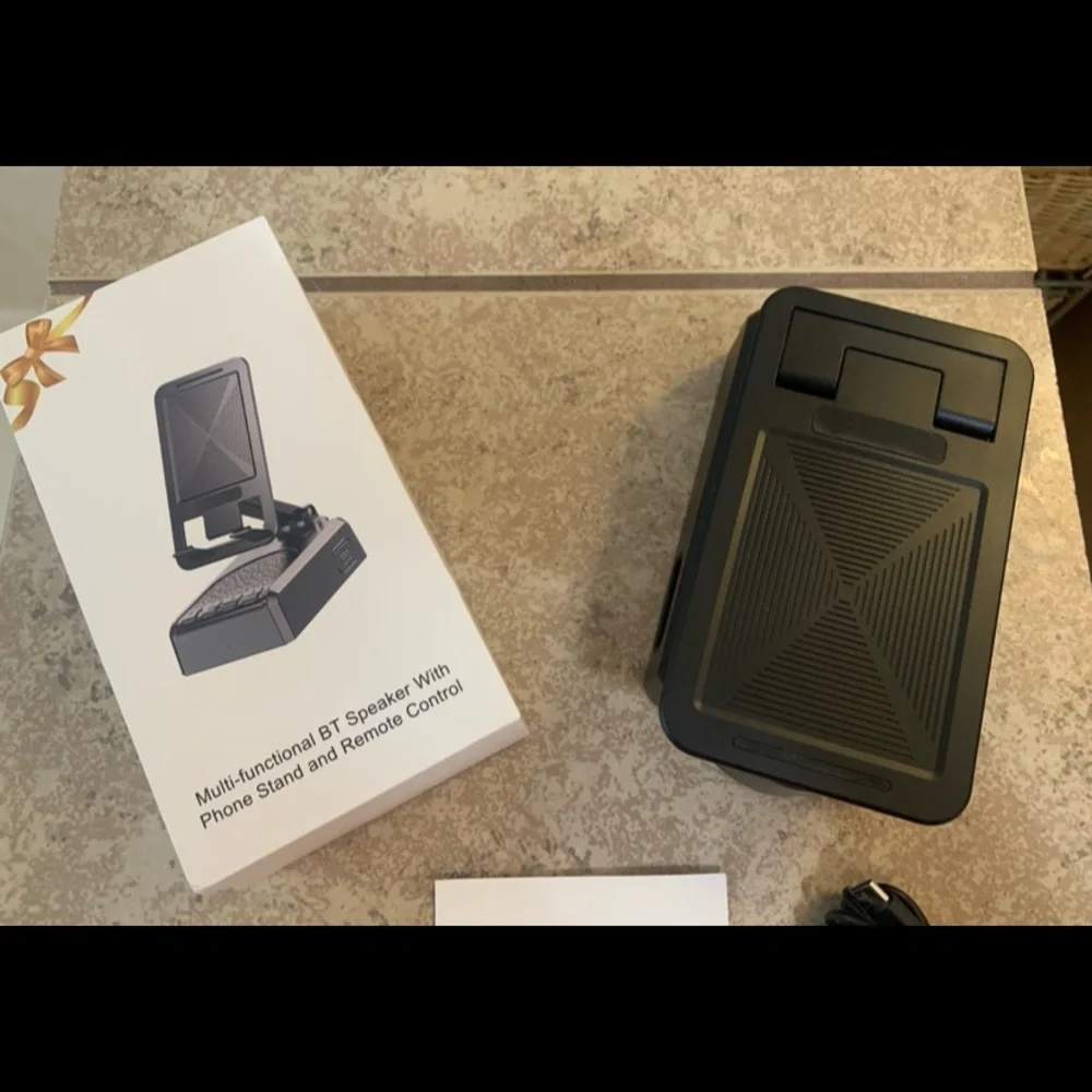 New! “Multi-functional BT Speaker With Phone Stand and Remote Control